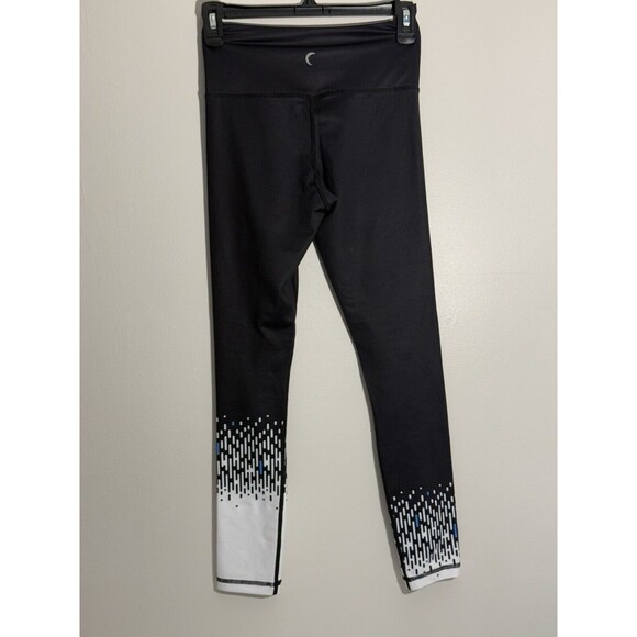 ZYIA ACTIVE Leggings Womens 2 Pixel Black Blue White Bottom  High Rise - Picture 5 of 7